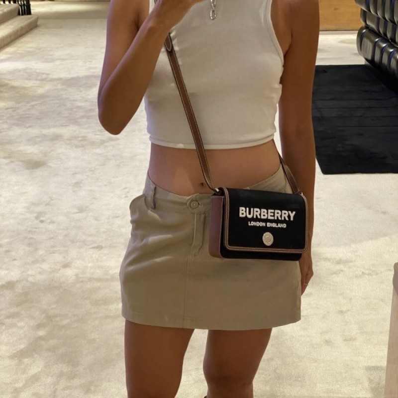 Burbery_Horseferry_Canvas_Sling_With_Original_Box