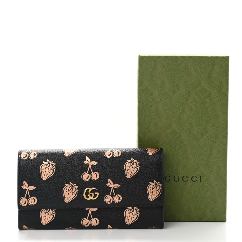 Guchi_GG_Textured_Dollar_Berry_Print_Leather_Wallet_With_OriginalBox_DustCover