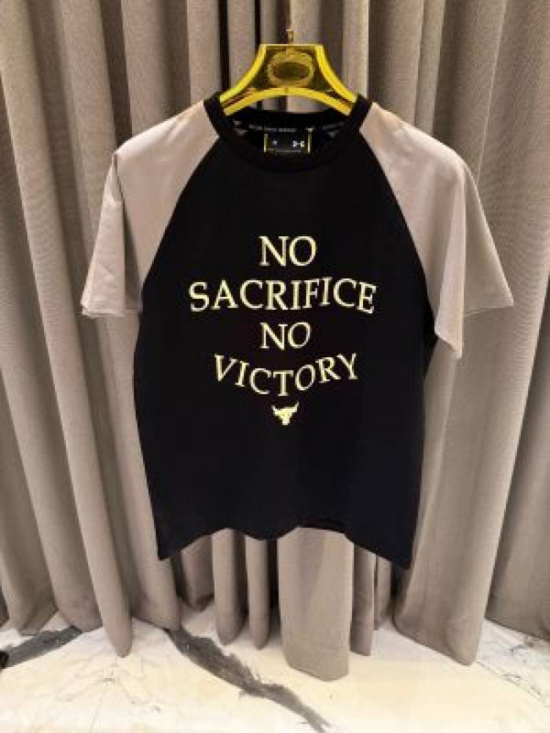 Sale Under Armor Round Neck T-shirt coffe Camouflage