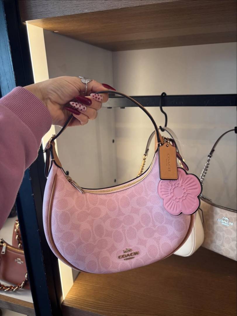Coacch CB Emily Pink Edition Hobo With CarryBag OriginalBox & DustCover