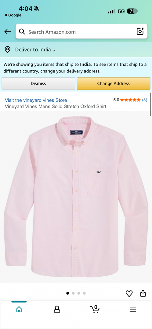Vineyard Vines Premium Light Pink Shirt