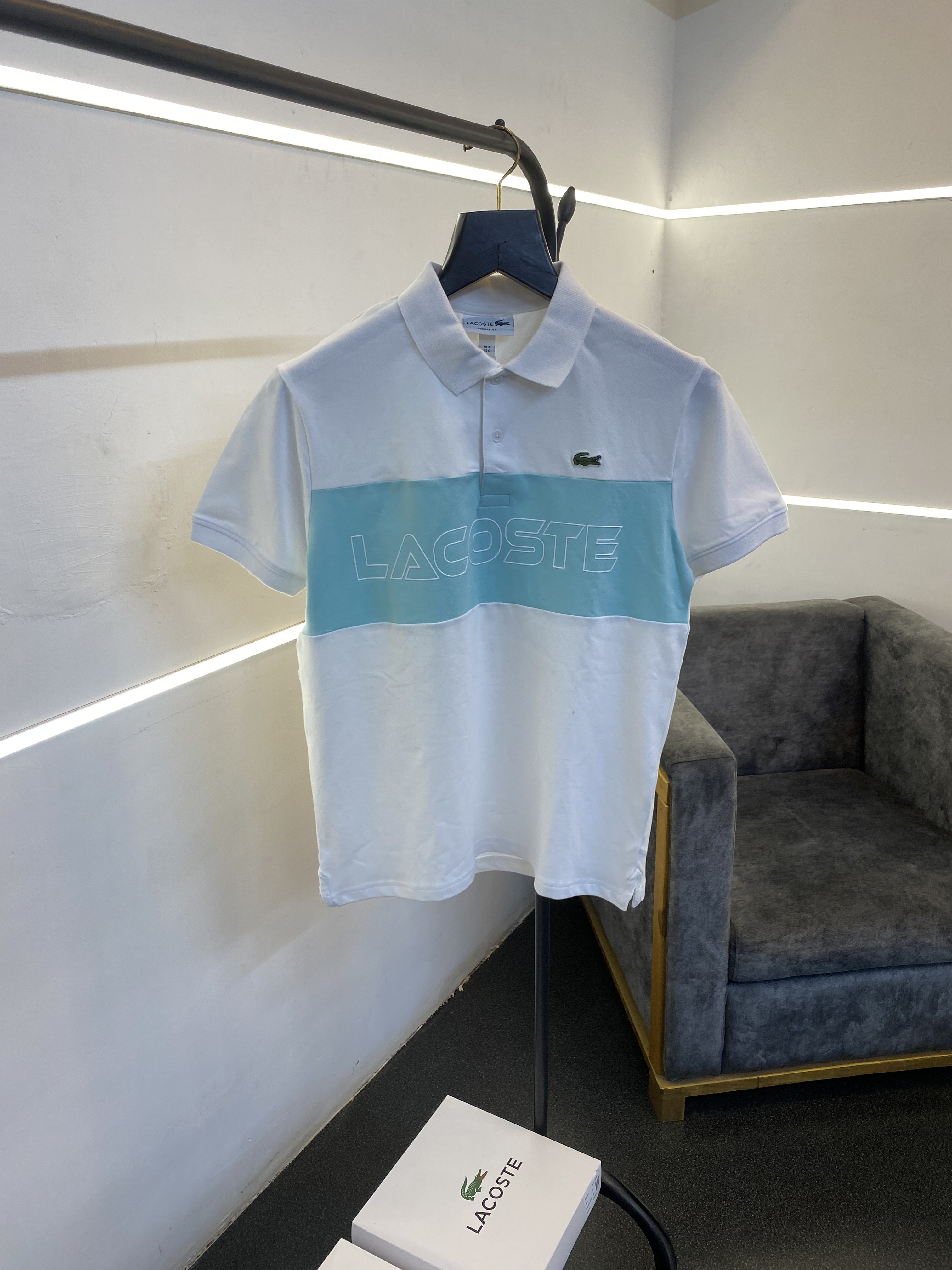 Lacoste imported box pack polo tshirt white video