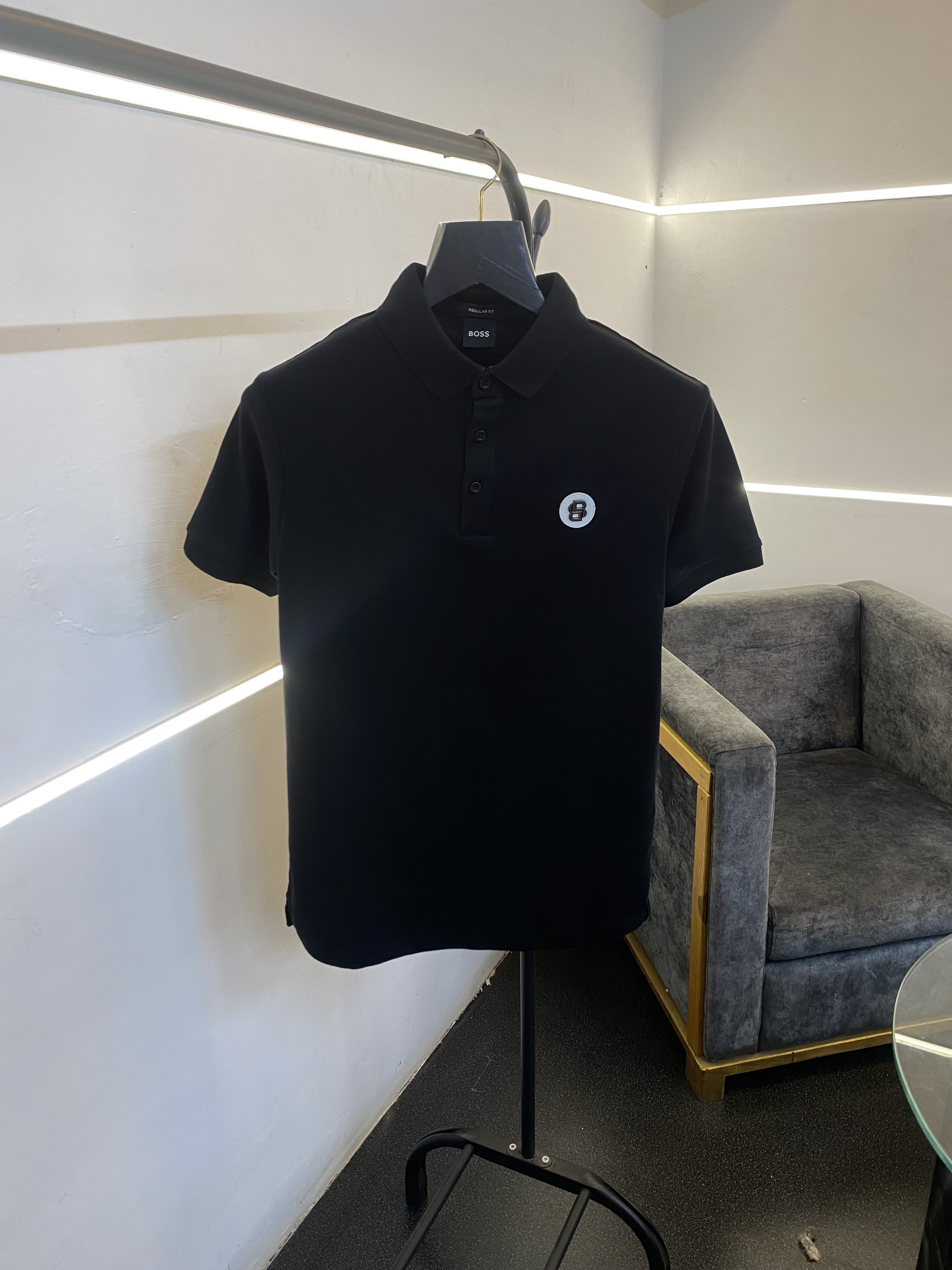 Hugo bos premium imported polo tshirt black video