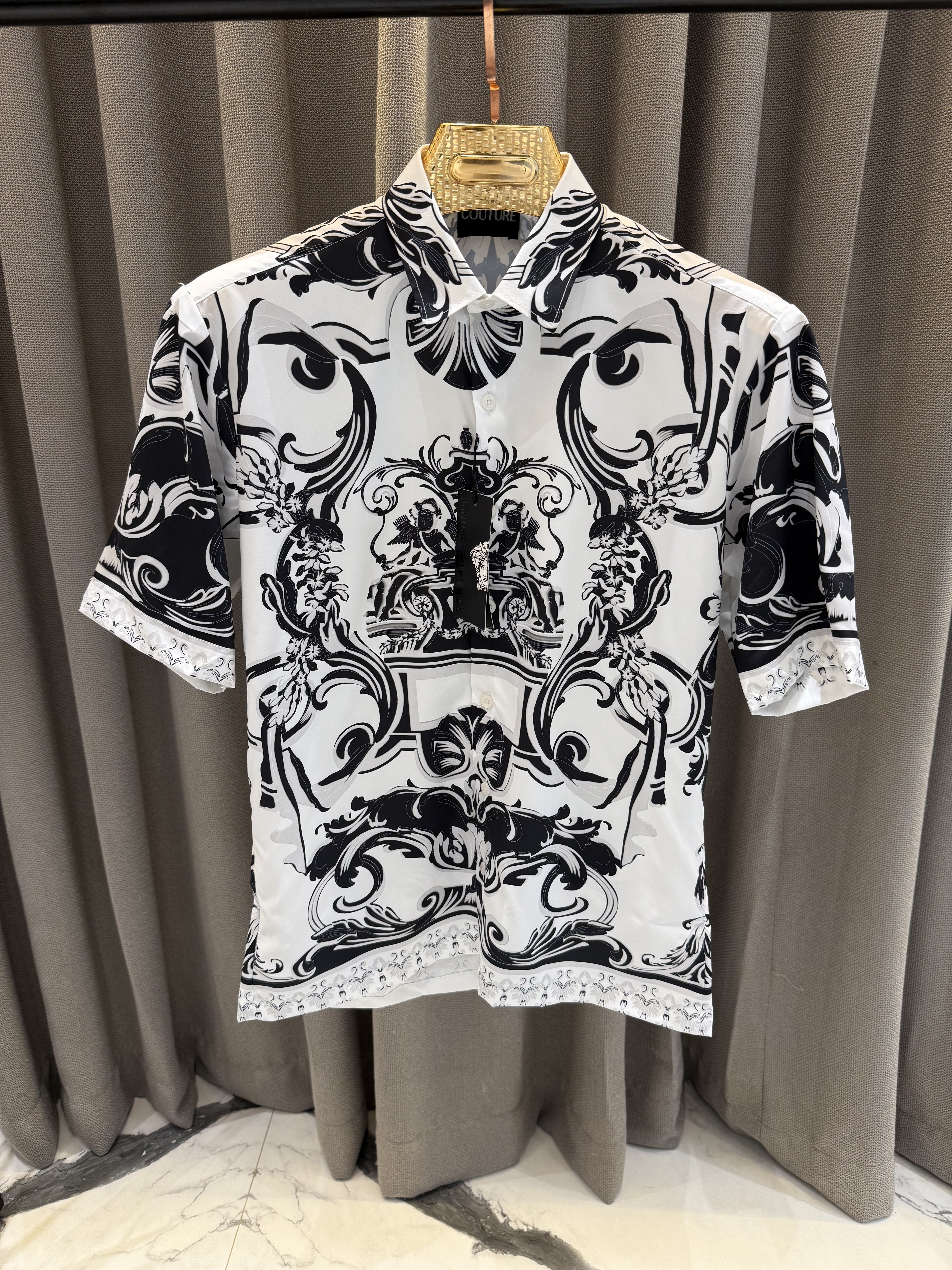 Versace Couture Box Pack Half Sleeves Shirt White