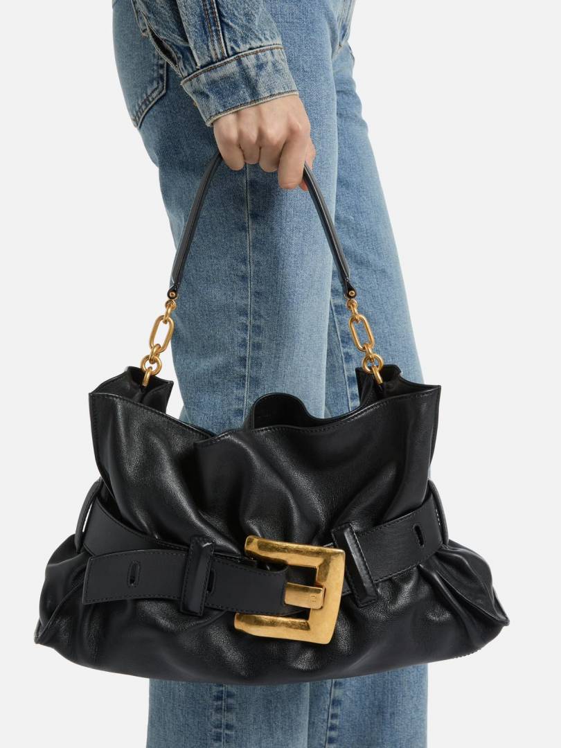 Balmaiin Medium Anthem Bag In Smooth Leather With DustCover