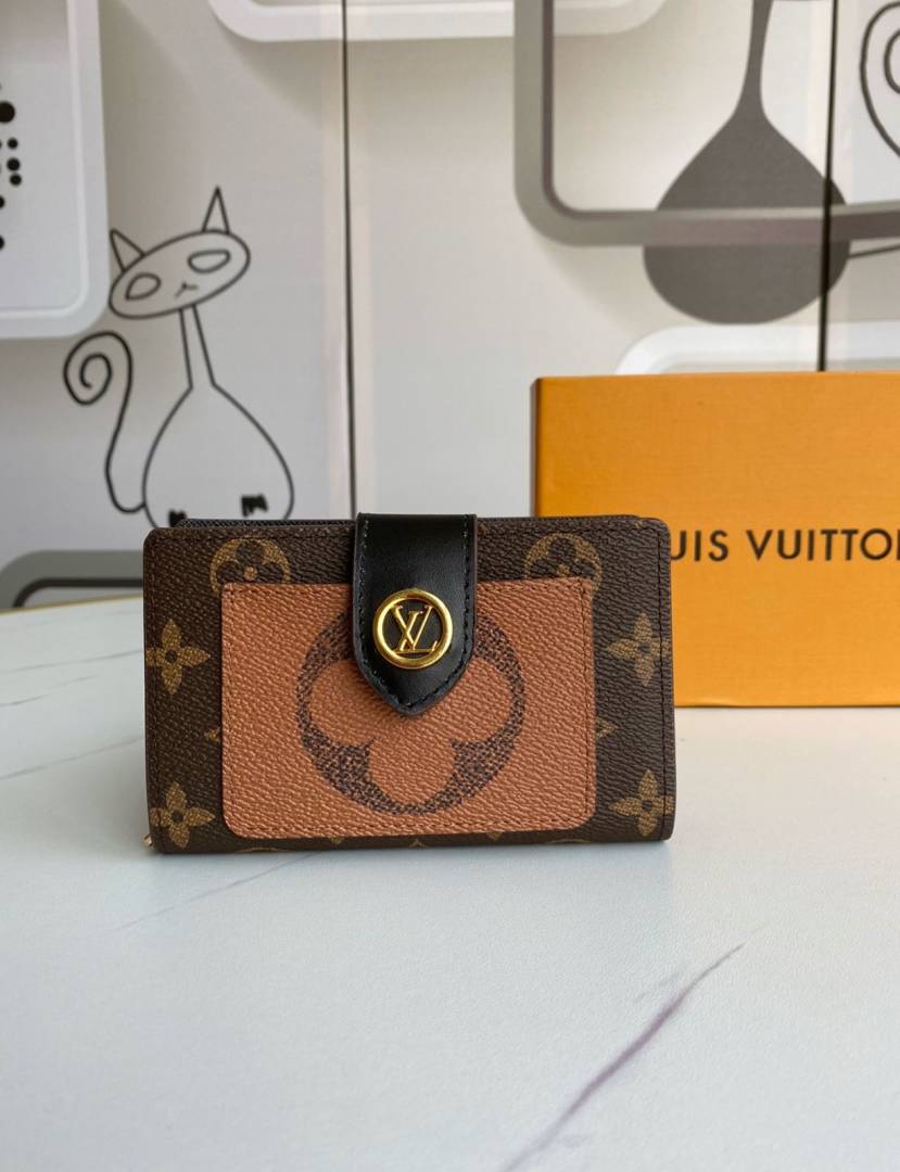 Loius Vutton_Black_Juliette_Wallet_With_OriginalBox