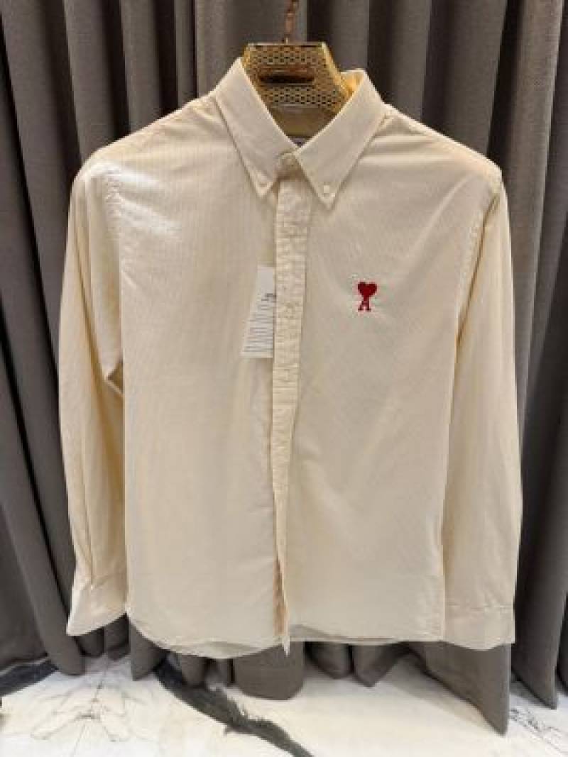 Ami_Paris Linning imported shirt Yellow