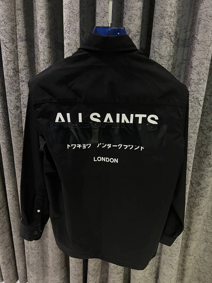 ALLSAINTS IMPORTED STORE ARTICLE SHIRT BLACK