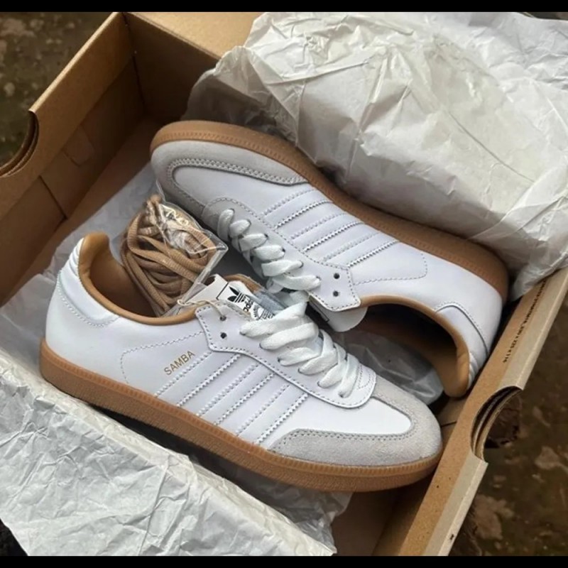 AddiddassS samba og made in italy core white fix 736