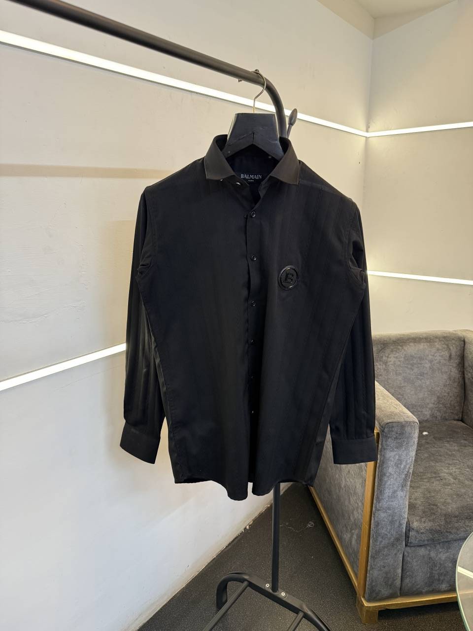 Balman knitted design high quality imported shirt proper box packing black sale