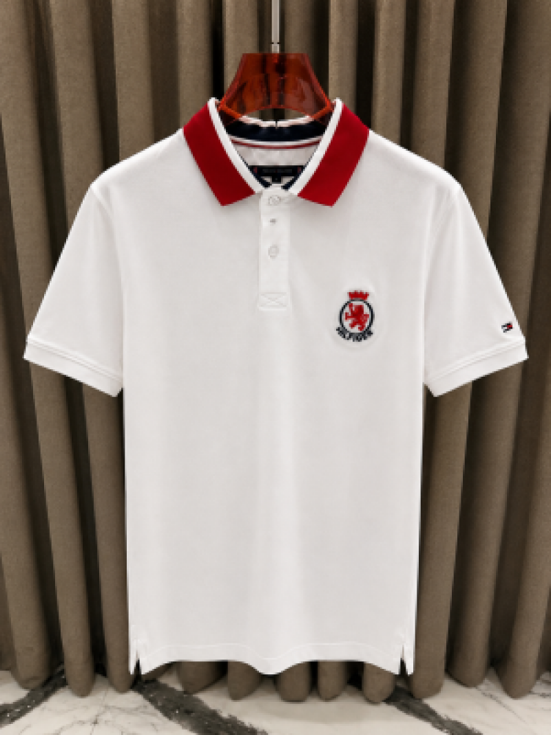 Tommy impoted Premium Polo T-shirt White