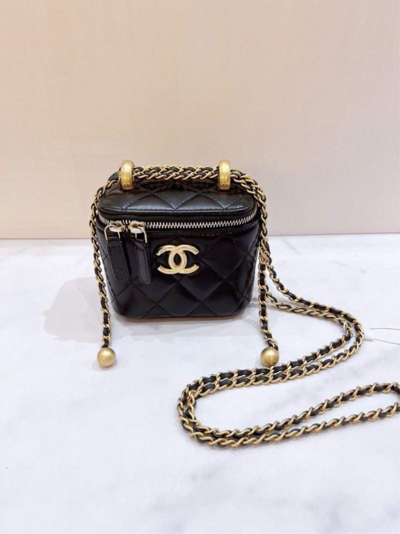 Chennel_Small_Vanity_Premium_Leather_Bag_With_Original_MagnetBox