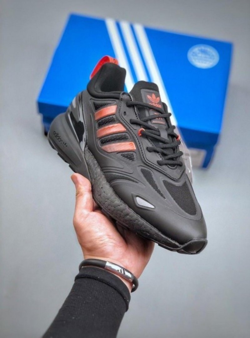 zx 2k boost black orange