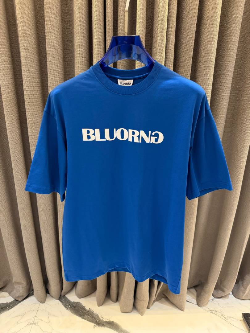 Bluorang_impoted Primium Tshirt Blue