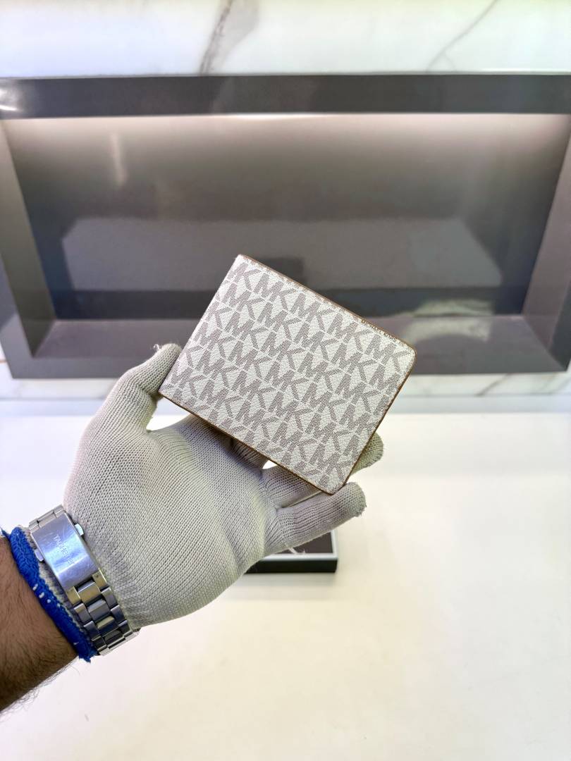 Mk_Michel White Premium Quality Wallet Fa 1087