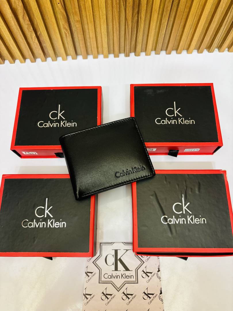 104 CK CALVIN KLINE BLACK PREMIUM QUALITY WALLET