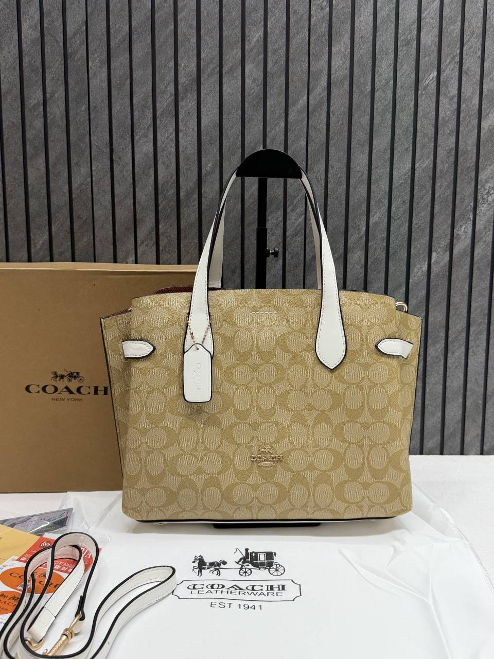 Coacch Hanna CarryAll Medium Satchel Bag With Original Box & DustCover