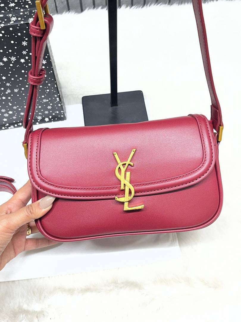 Ysl Solferino Small Shoulder Bag With Original Box & Long SlingBelt