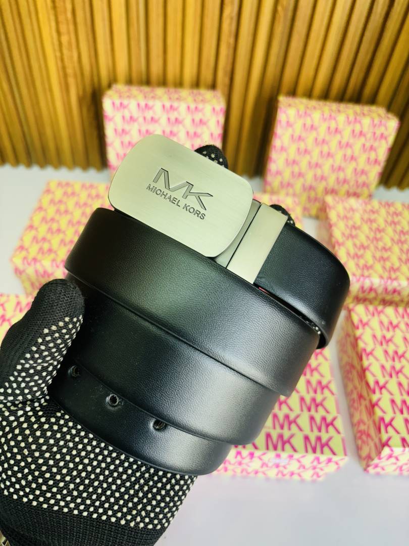 02 MK MICHEAL KORS GREY PREMIUM QUALITY REVERSIBLE BELT
