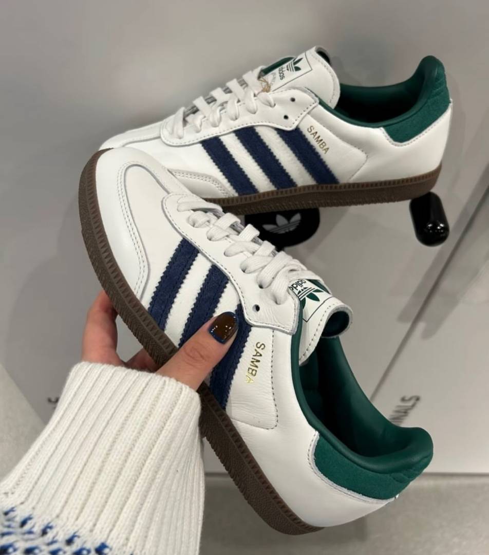 Addidas Samba OG WhiteCollegiate Green women