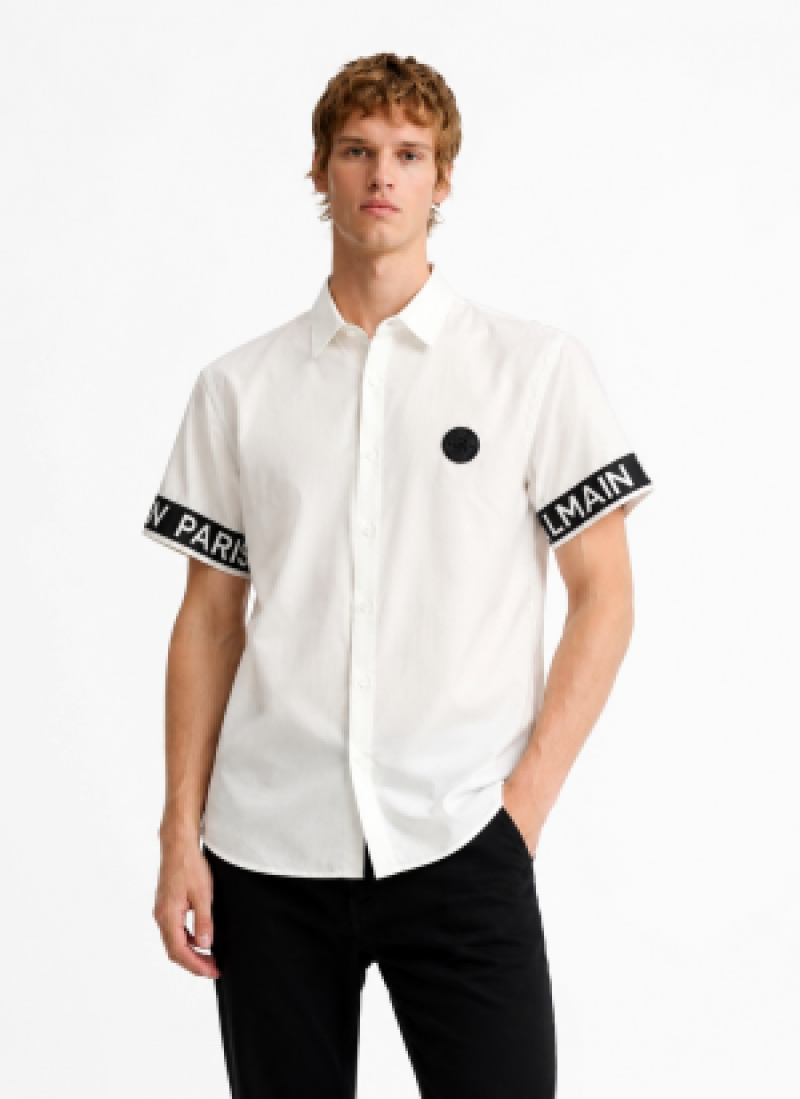 BALMAN IMPORTED STORE ARTICLE SHIRT WHITE
