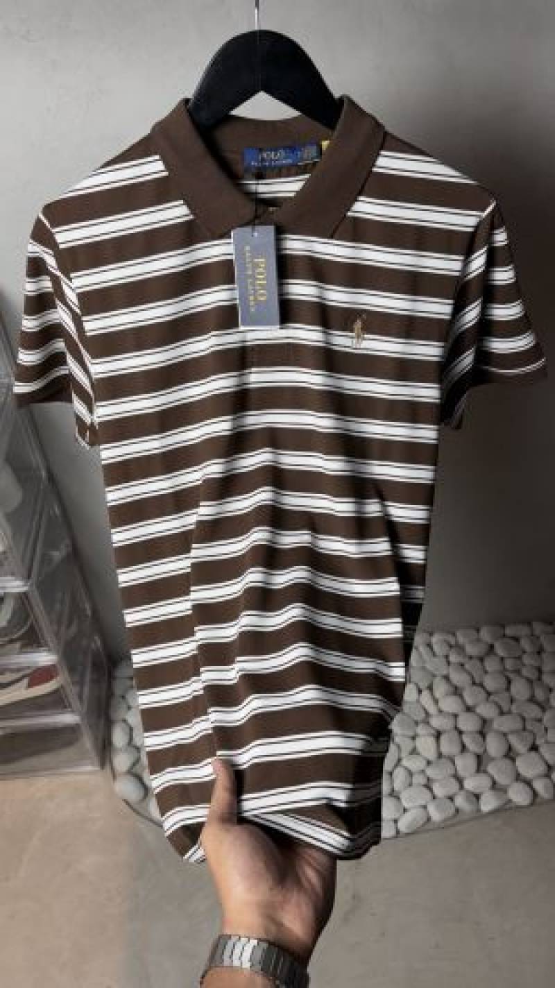 Ralp_ Laure_n Premium Striped Polo T-Shirt With OG Packaging 1345. Sale offer VS1000