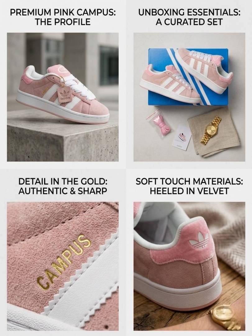 ADIDDAS CAMPUS 00s PINK GUM