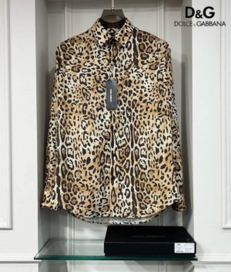 & gabban_a premium leopard printed brown shirt