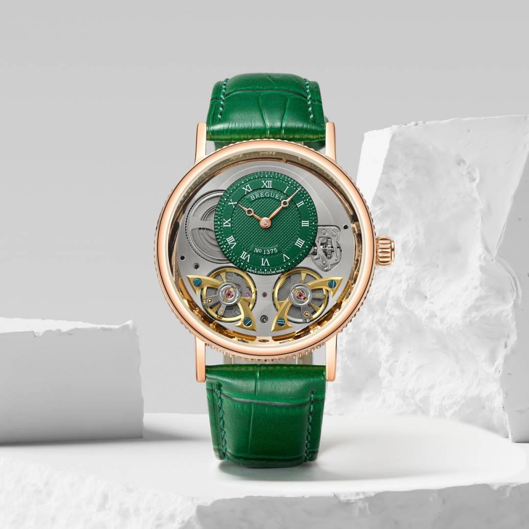 Bregut double engine green copper