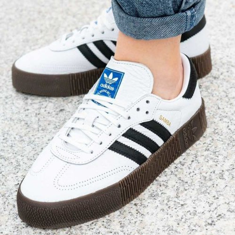 Addidas samba platform white 101 sale