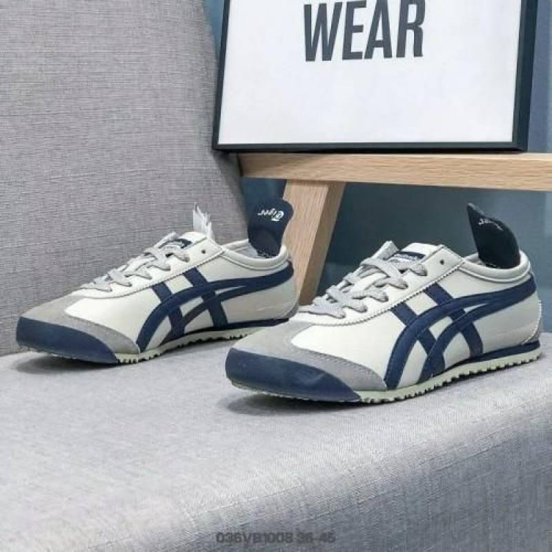 Onitsuka Tiger Mexico 66 Cream Navy womens video