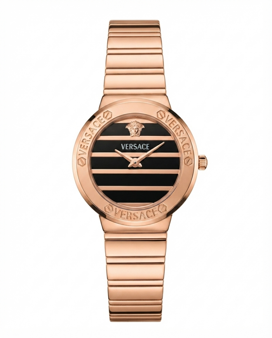 Versace Greca Logo Pearl Copper
