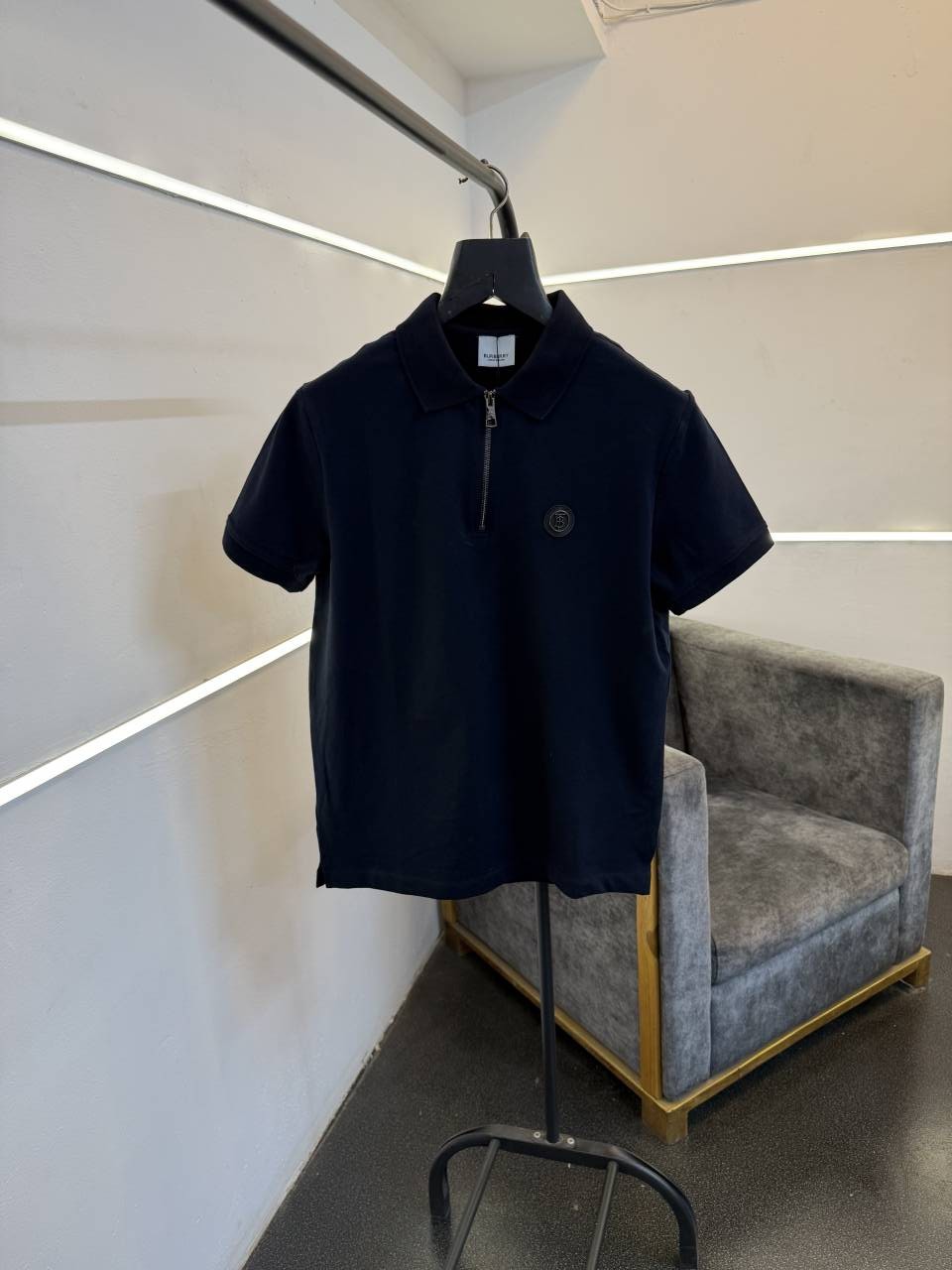 Burbery imported polo tshirt navy