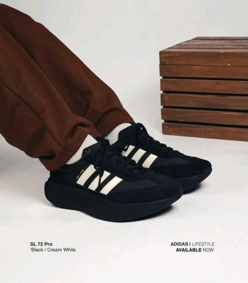 ADDIDAS SL 72 PRO BLACK WHITE