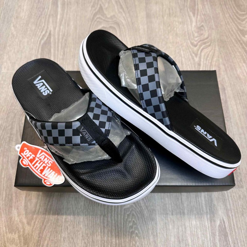 Vans Checkerboard LA Costa Premium Grey Black White Simplex