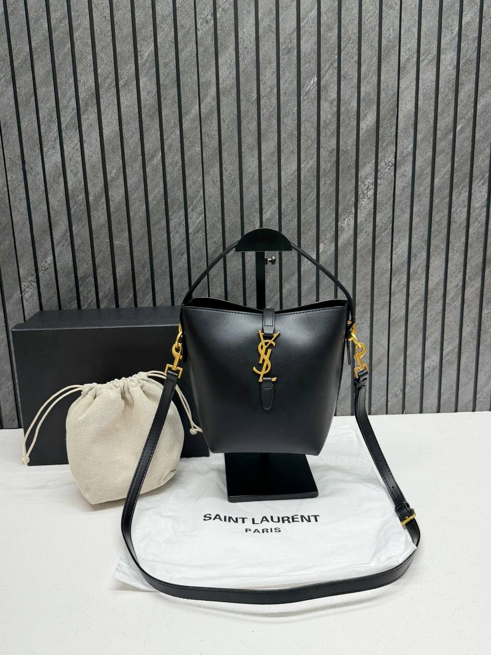 Ysl 8875 Bucket Bag With Original Box DustCover & Potli Bag Inside