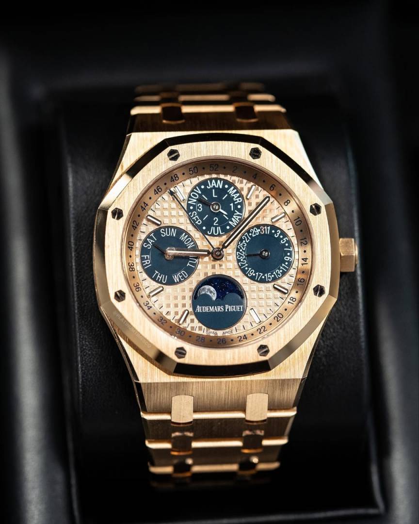 Audemars_Piguer Royal Oak Calendar Automatic copper Blue