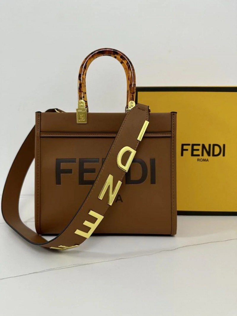Fendi_Roma_Sunshine_Small_Tote_Bag_With_Dust_Bag_&_Shoulder_Strap_(Brown-982) video