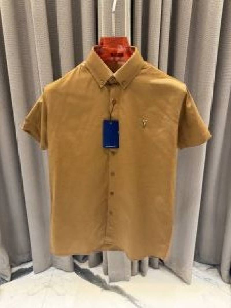 Ralp Lauren Premium Mud Brown Half Shirt