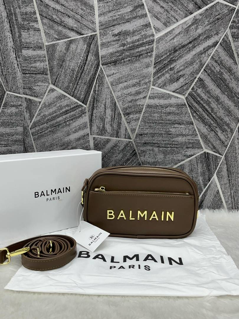 Balman_Brown_Monogram_Camera_Crossbody_Bag_Unisex_With_OriginalBox