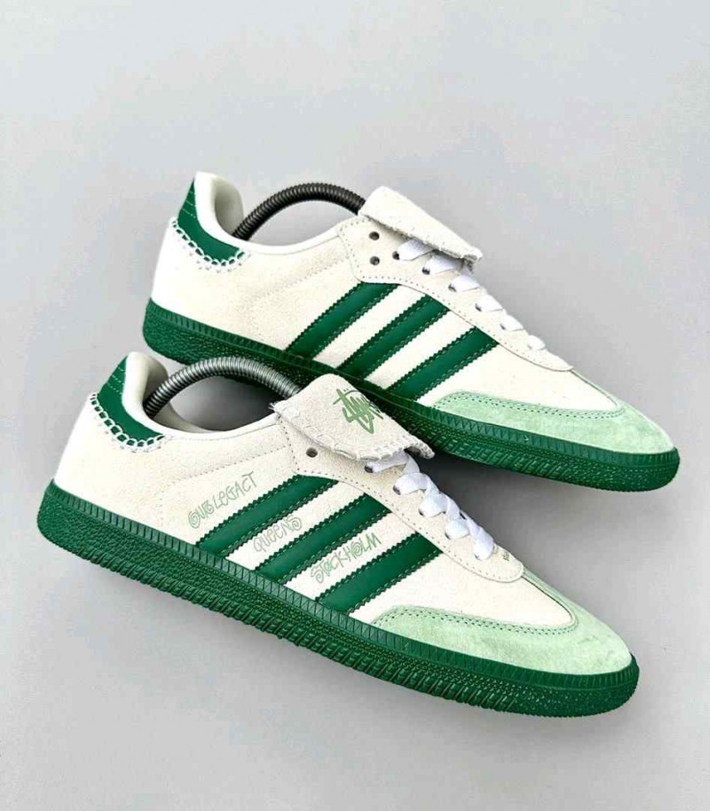 Adidas SAMBA X STUSSY WHITE GREEN 2064