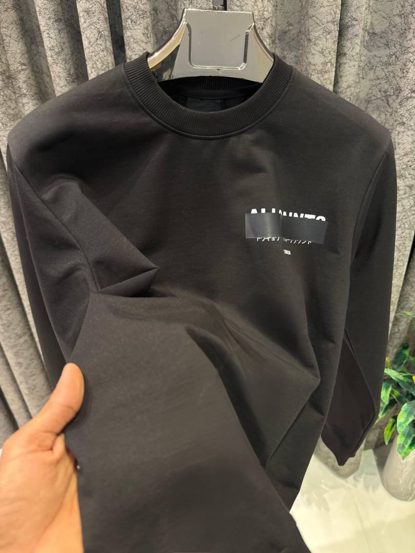 ALLSAINTS IMPORTED STORE ARTICLE SWEATSHIRT BLACK