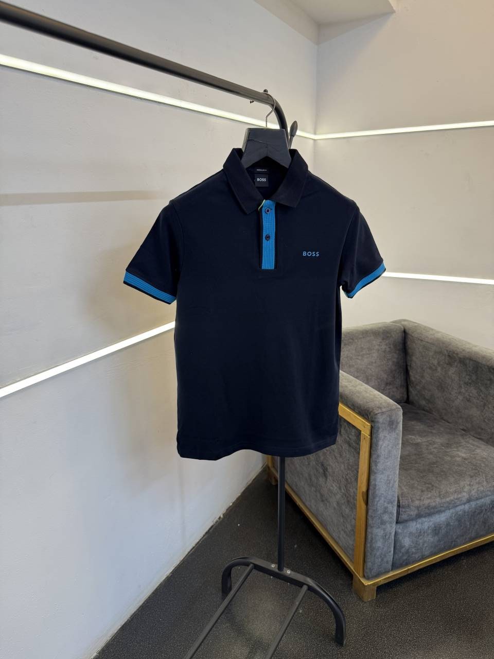 Hugo bos imported polo tshirt navy