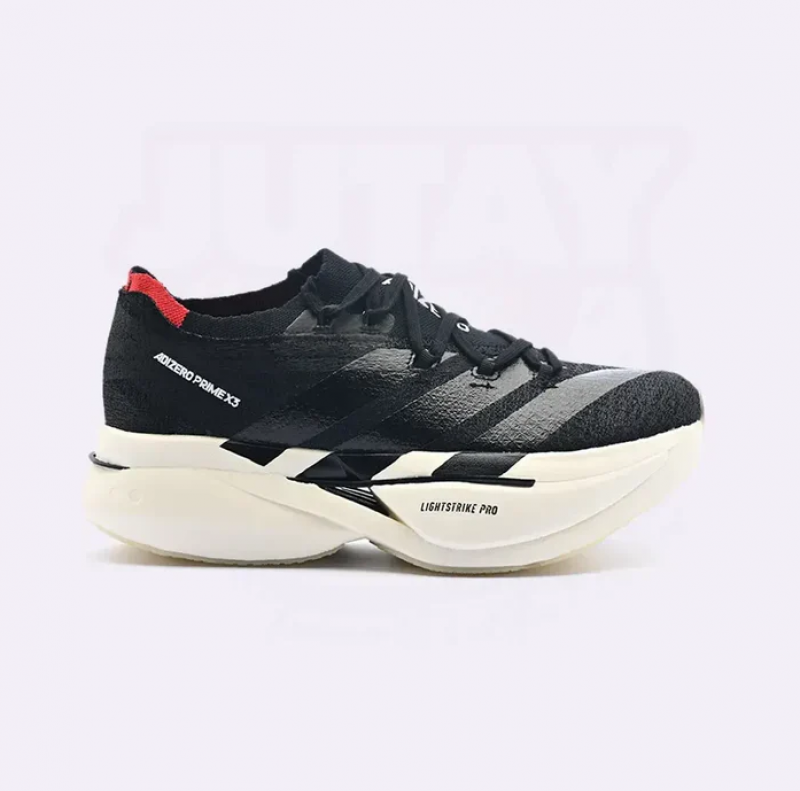 Adiddas Adizero Prime X3 Black Strung running shoe