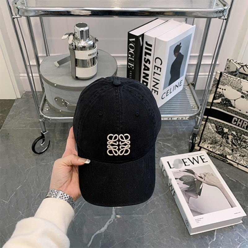 Loewe Black Front Logo Premium Unisex Cap (With Safety Box)
