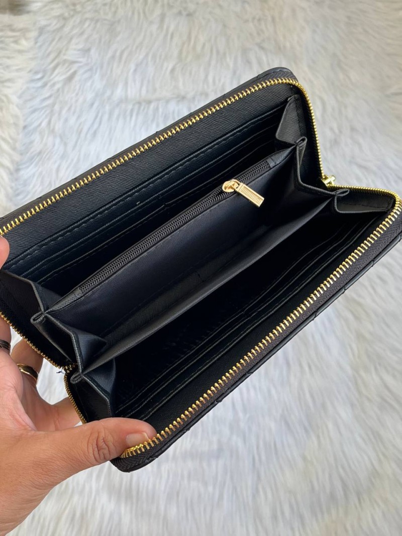 Chennel_96_Black_Zippy_Wallet_With_OriginalBox