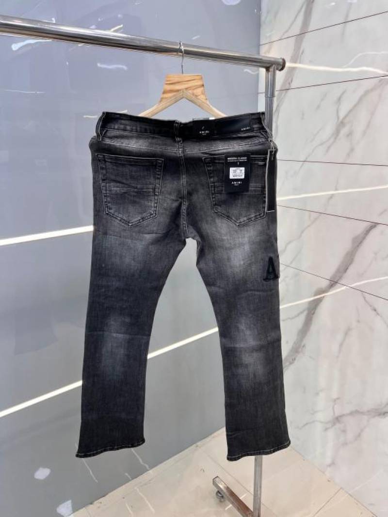 Ameeri Light Shade Premium Imported Boot Cut Denim with Embroidered Logo 2402