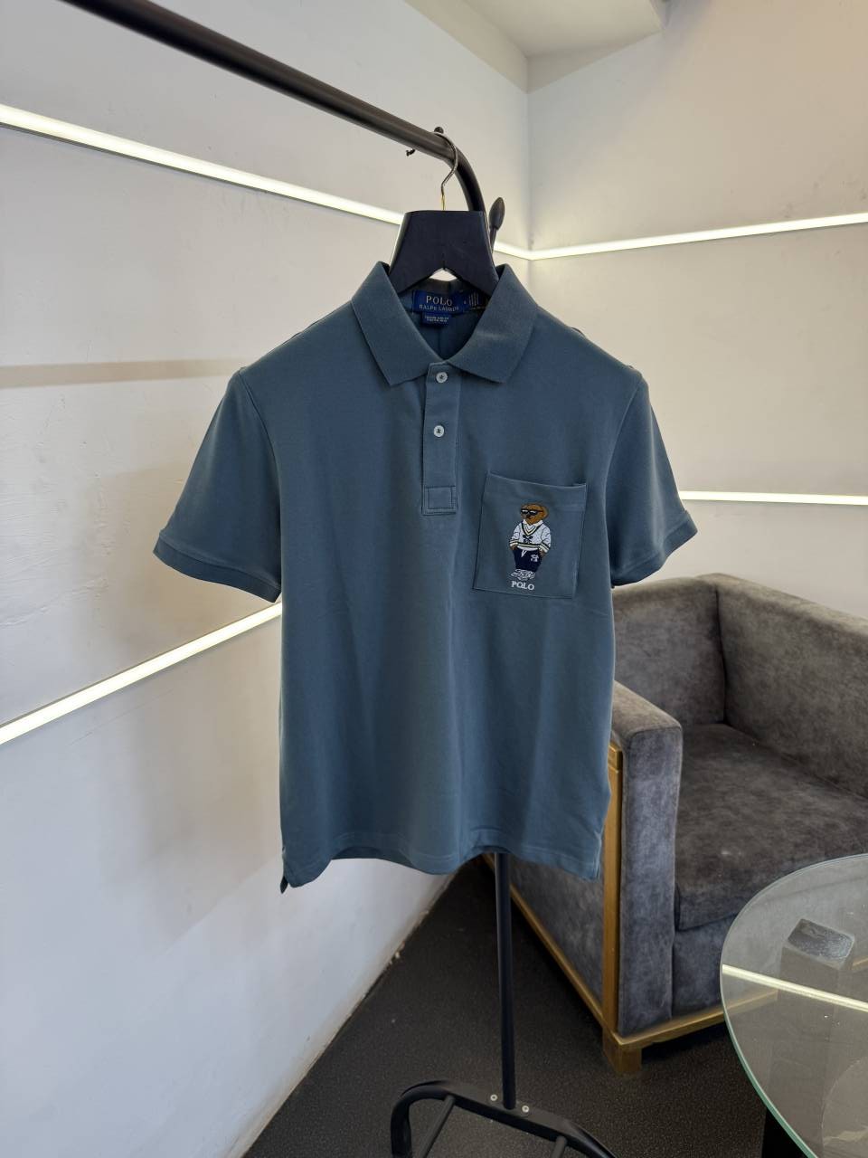 Ralf lauren imported embroidery logo polo tshirt c green sale