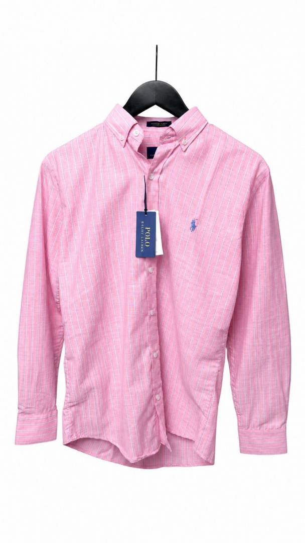 Ralp_ Laure_n Premium Linen Stripes Shirts 2436.Sale offer VS1000