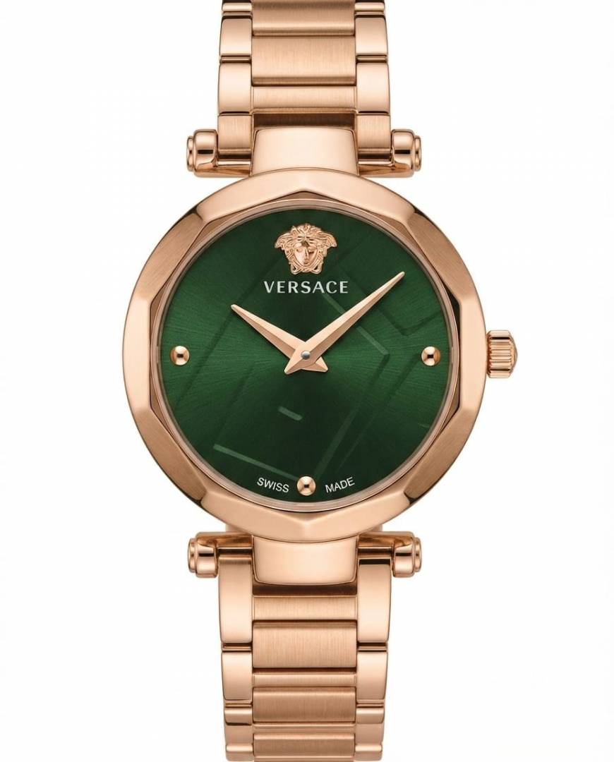 Versace_e heritage rose gold Green dail